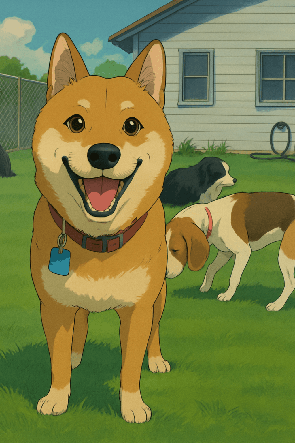 Stylized Shiba